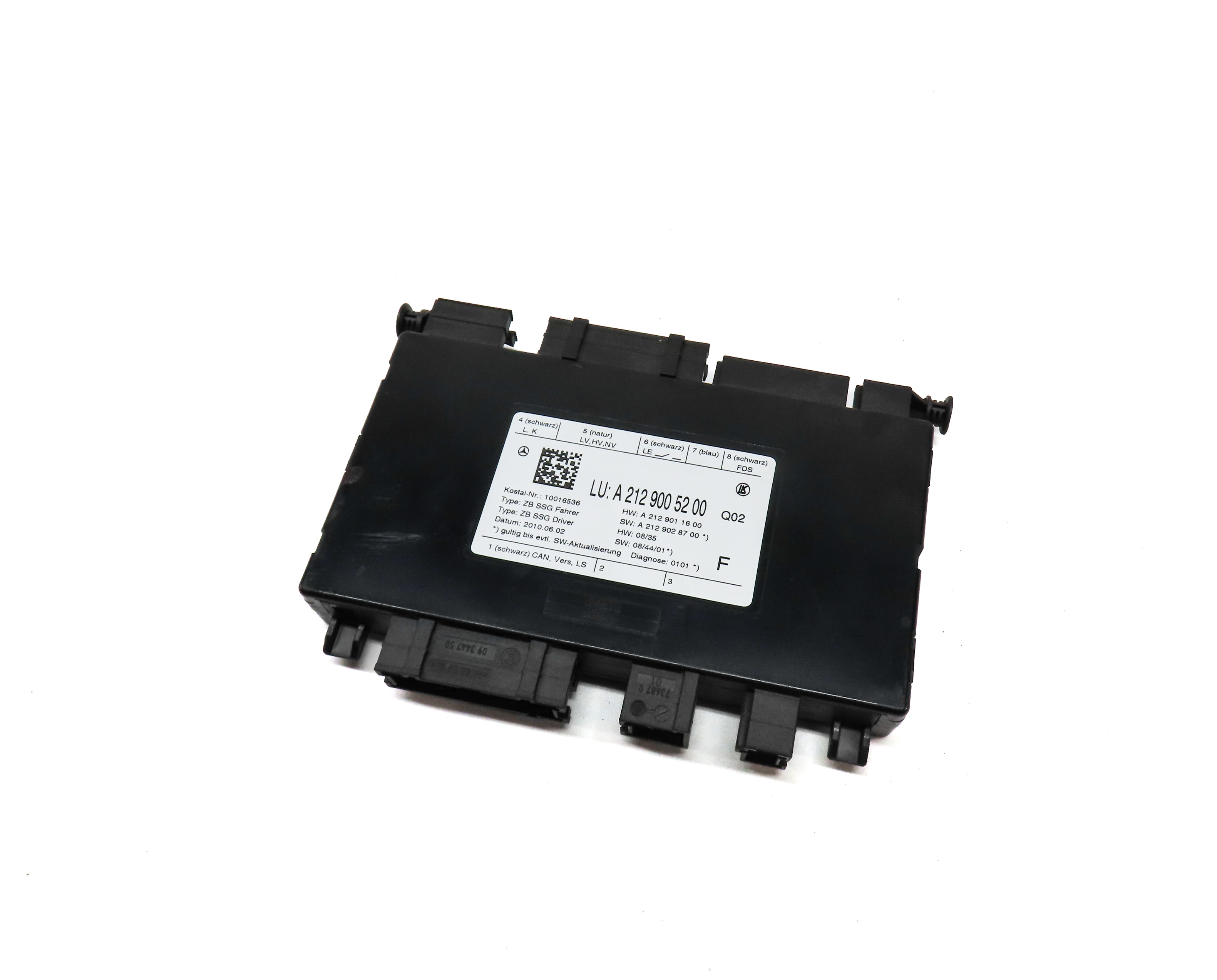 2011 MERCEDES GLK350 (X204) FRONT LEFT DRIVER SEAT CONTROL MODULE — exact item pictured